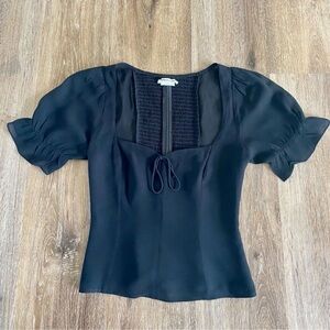 Reformation- Black - Elegant Black Women's Top - Size 10